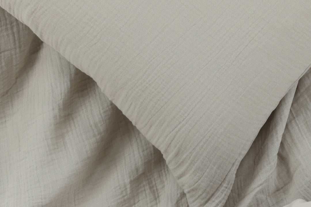 Mila Påslakanset 200x150cm Ljusgrå