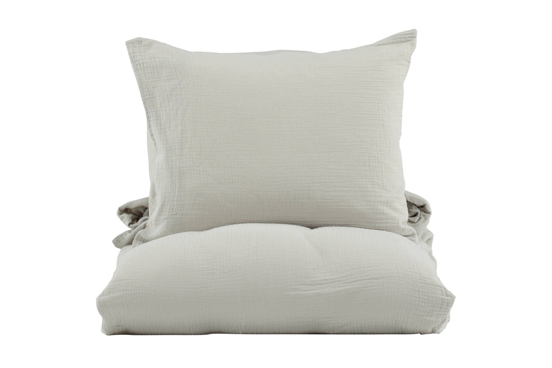 Mila Påslakanset 200x150cm Ljusgrå