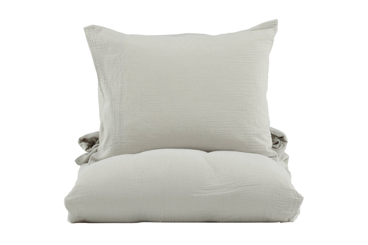 Mila Påslakanset 200x150cm Ljusgrå