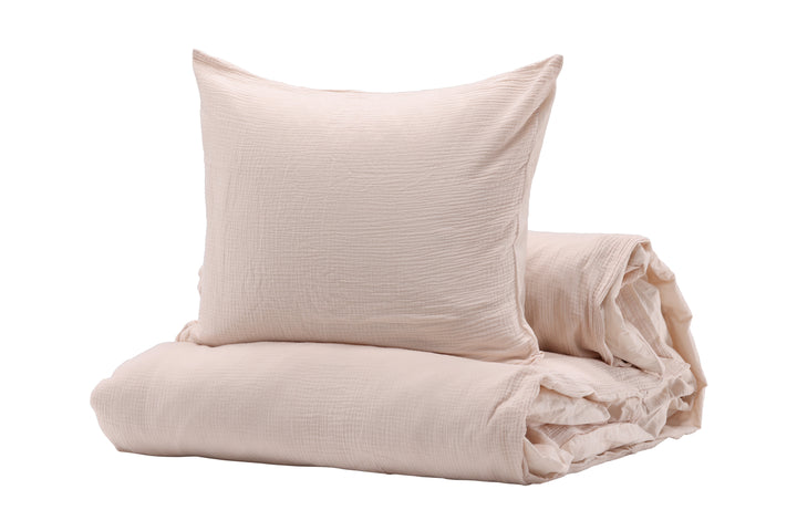 Mila Påslakanset 150x200cm Ljusrosa