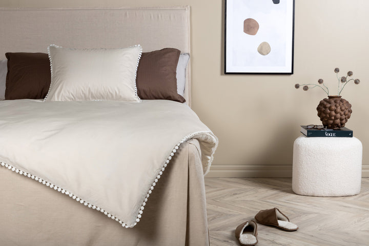 Livia Påslakanset 200x150cm Ljusgrå