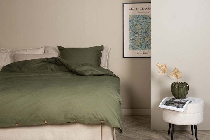 Joar Påslakanset 200x150cm Mossgrön
