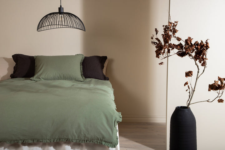 Lias Påslakanset 200x150cm Grön