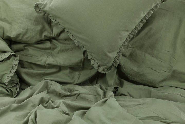 Lias Påslakanset 200x150cm Grön