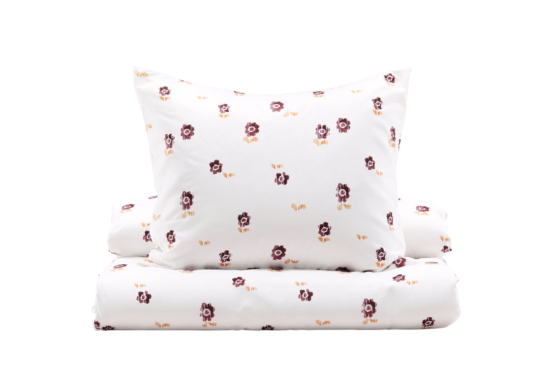 Oline Påslakanset 150x200cm Vit