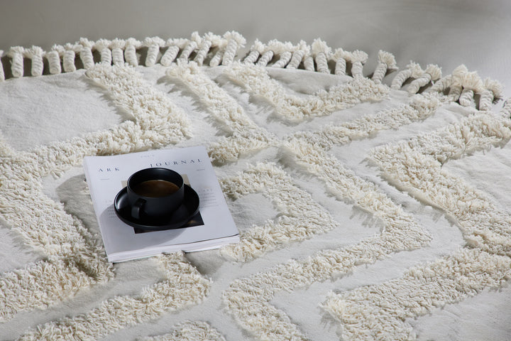 Hilma Rund Matta Vit