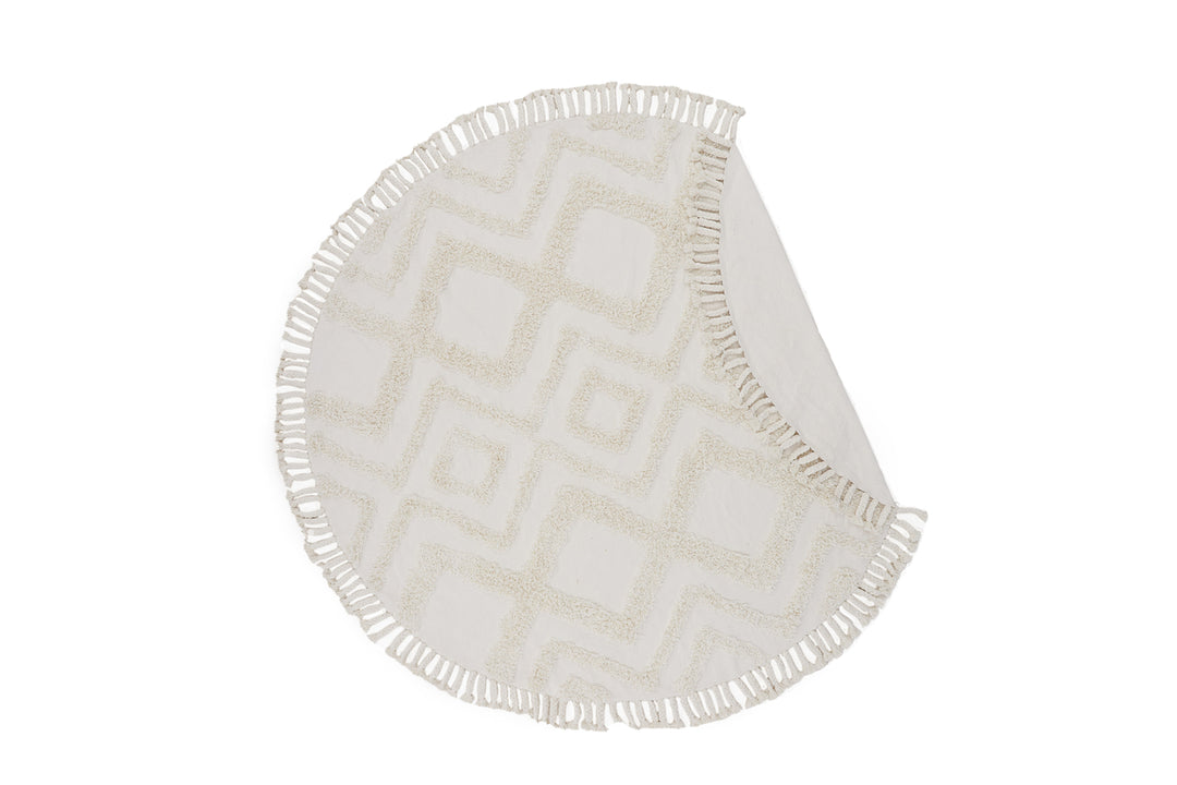 Hilma Rund Matta Vit