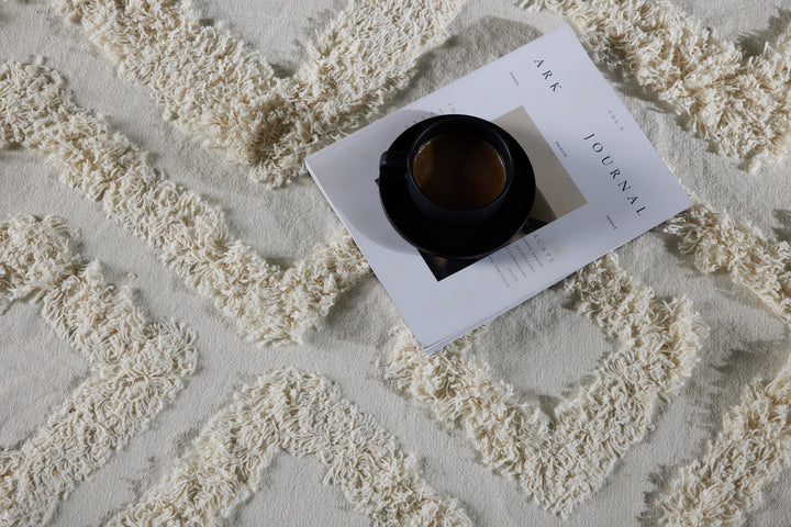 Hilma Rund Matta Vit