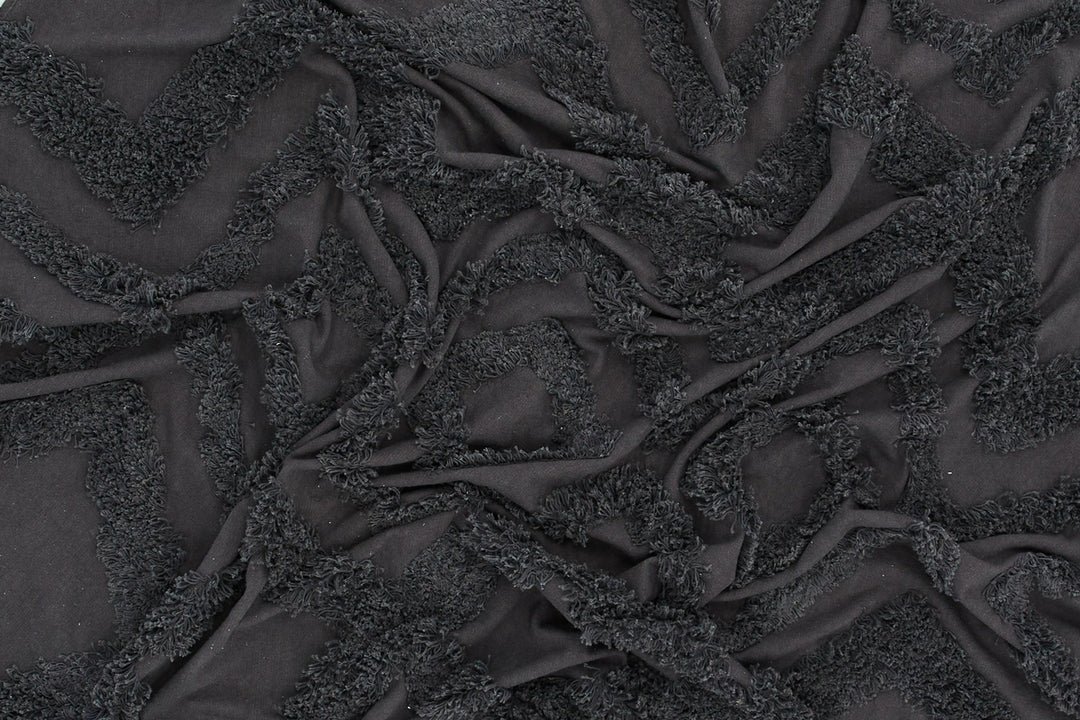 Hilma Rund Matta Mörkgrå