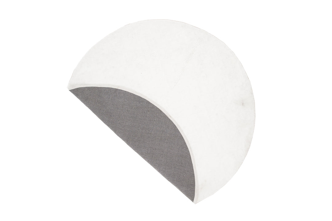 Undra Rund Matta Vit