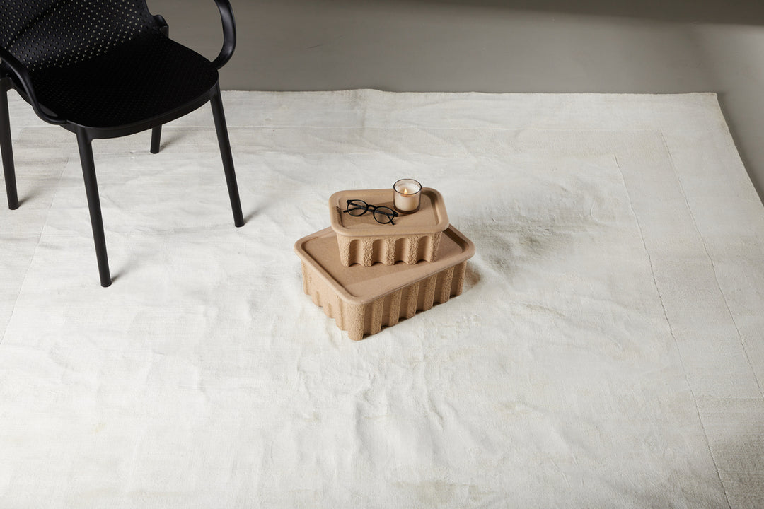 Boston Matta 240 x 240 Vit