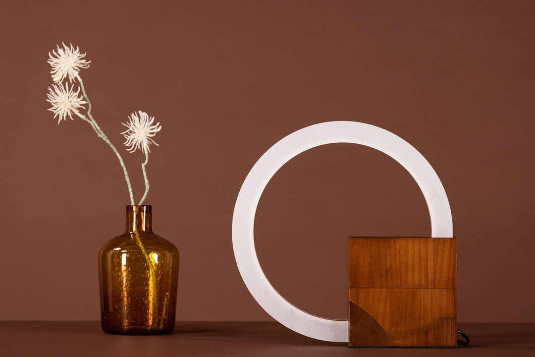 Brive Bordslampa Valnöt