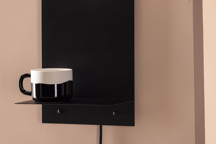 Troyes Vägglampa Svart