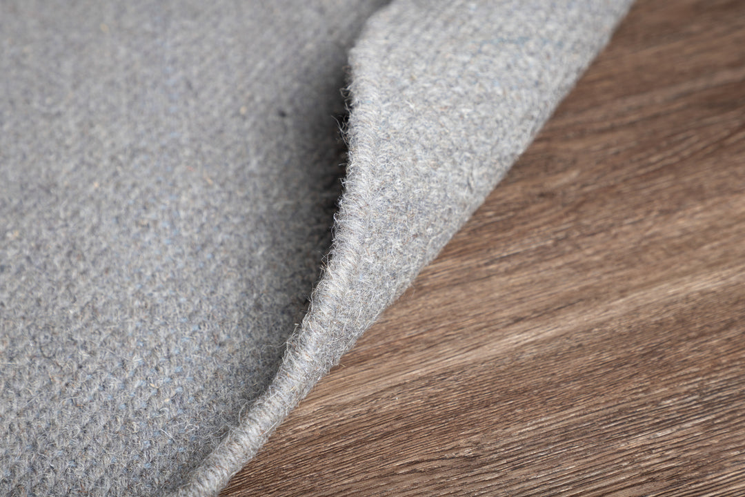 Jaipur Rund Matta Ljusgrå