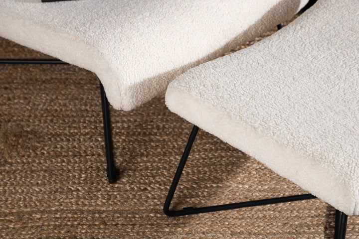 Laconia Loungefåtölj Vit