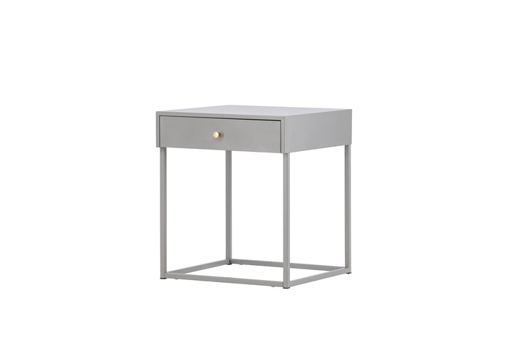 Bakal Sängbord Ljusgrå
