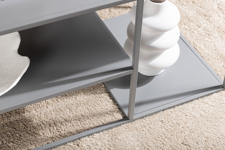 Staal Sidobord Ljusgrå