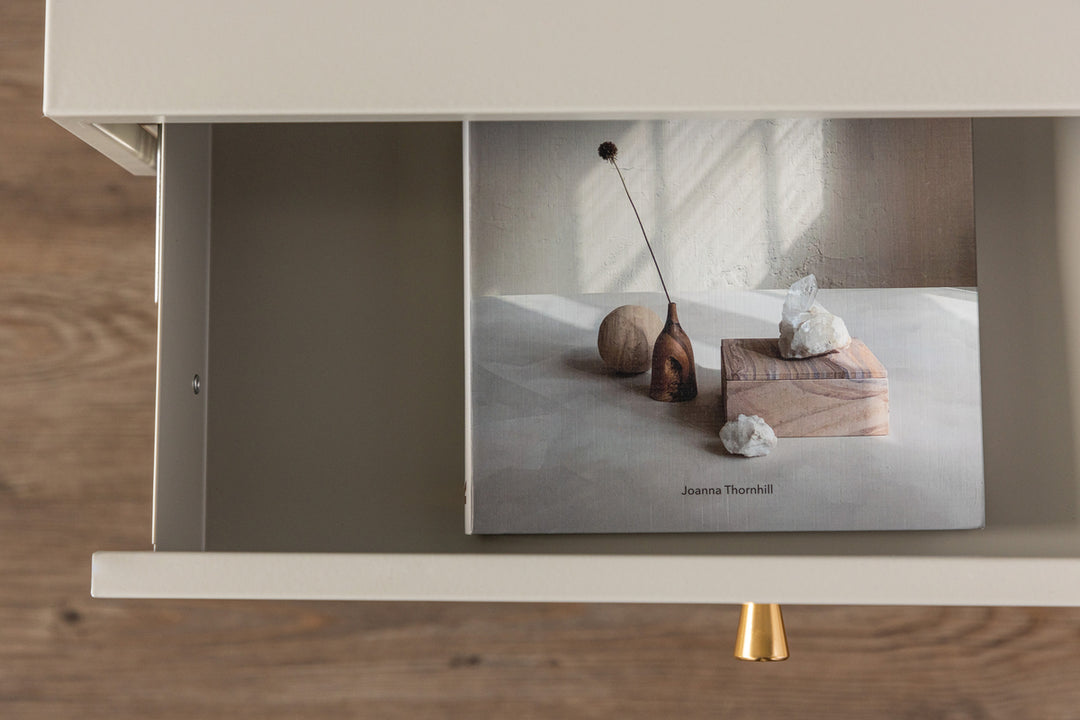 Bakal Sängbord Beige