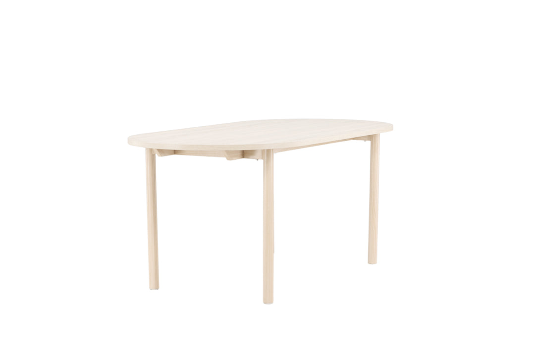 Andy Ovalt Matbord Vitputsad