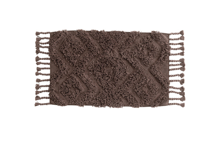 Hilma Badrumsmattor 80 x 50 Brun