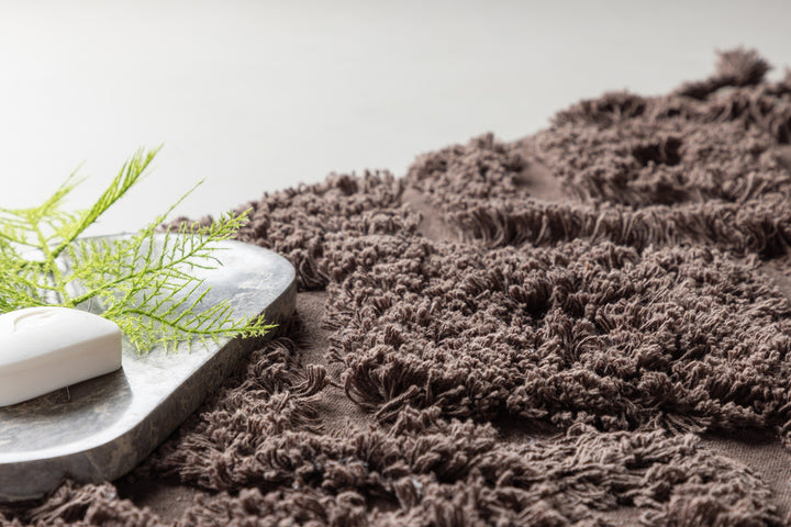 Hilma Badrumsmattor 80 x 50 Brun