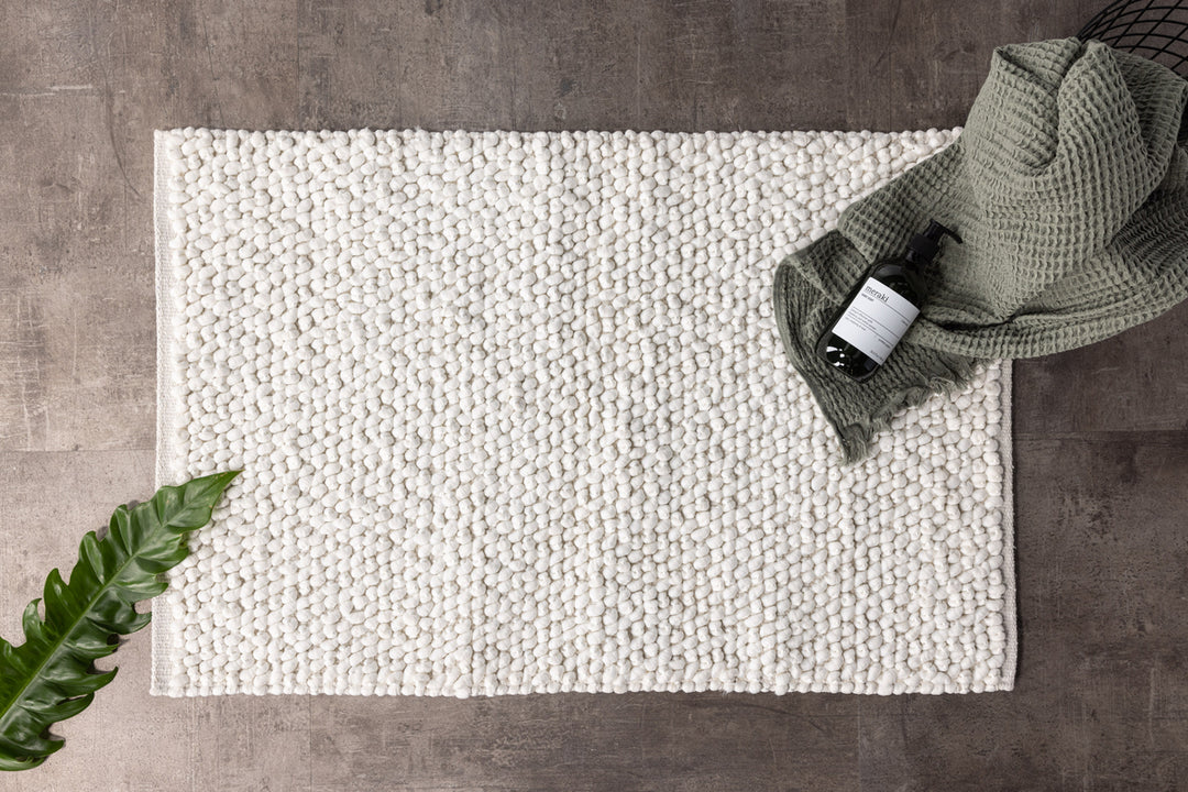 Wilmer Badrumsmatta 80 x 50 Vit