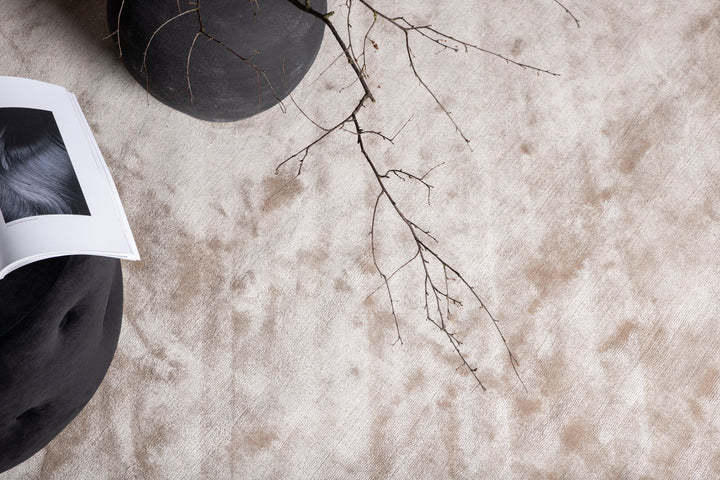 Indra Rund Matta Beige