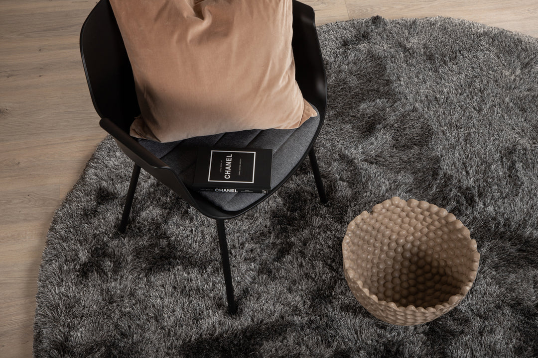 Shiva Rund Matta Grå