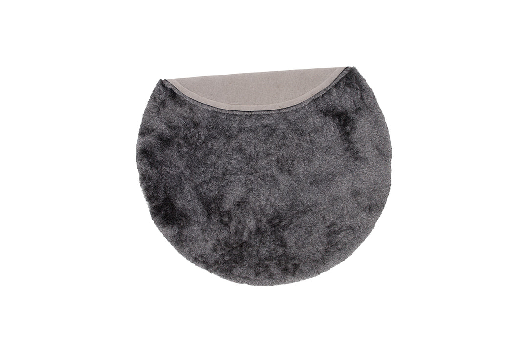 Shiva Rund Matta Grå