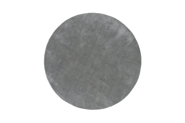 Undra Rund Matta Silver