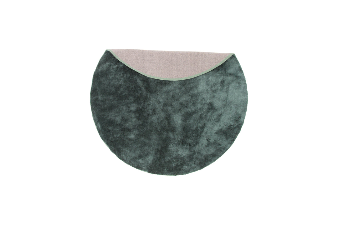 Undra Rund Matta Grön