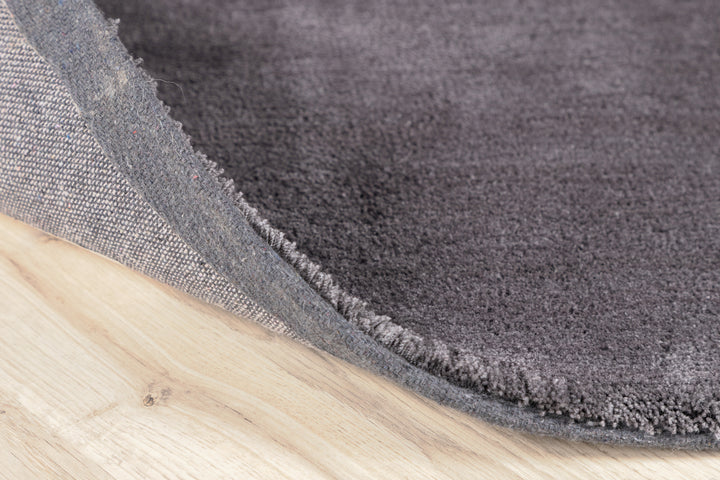 Undra Rund Matta Mörkgrå