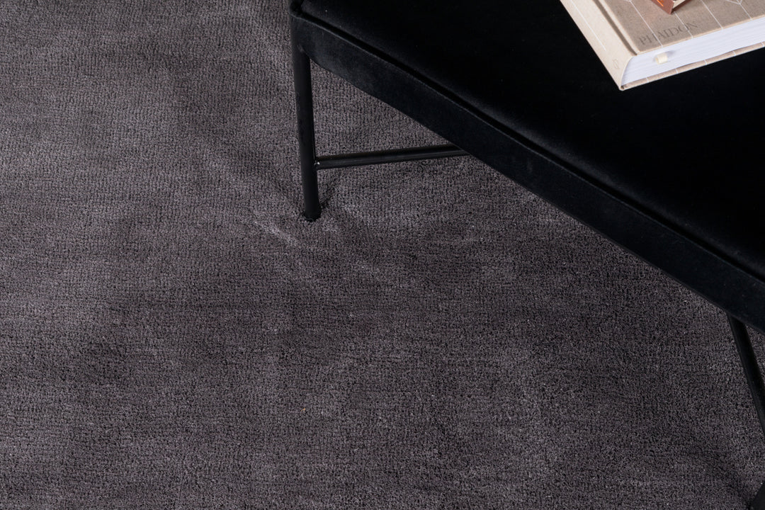 Undra Rund Matta Mörkgrå