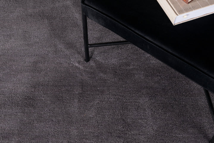 Undra Rund Matta Mörkgrå