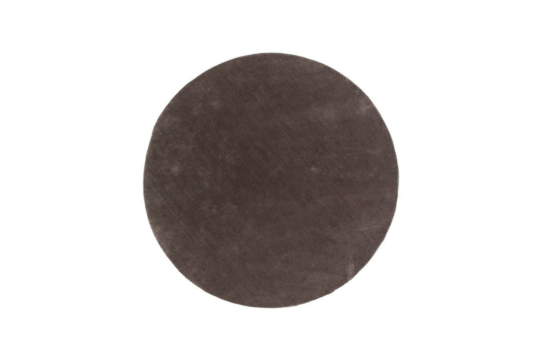 Undra Rund Matta Mörkgrå