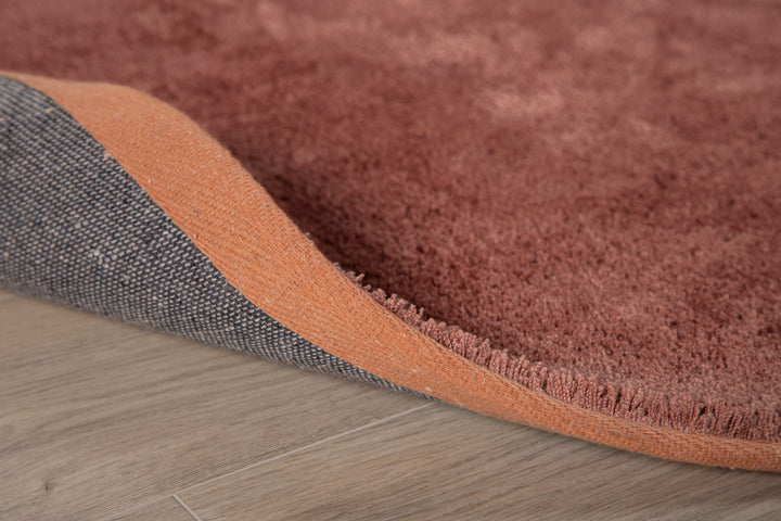 Undra Rund Matta Rosa