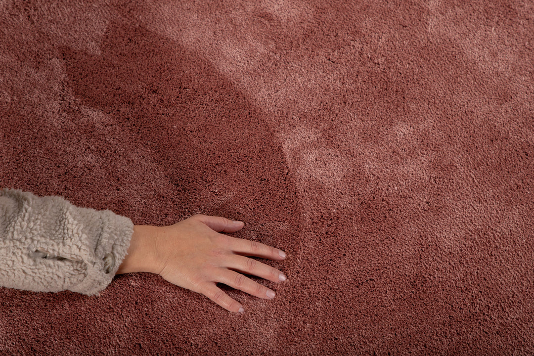 Undra Rund Matta Rosa