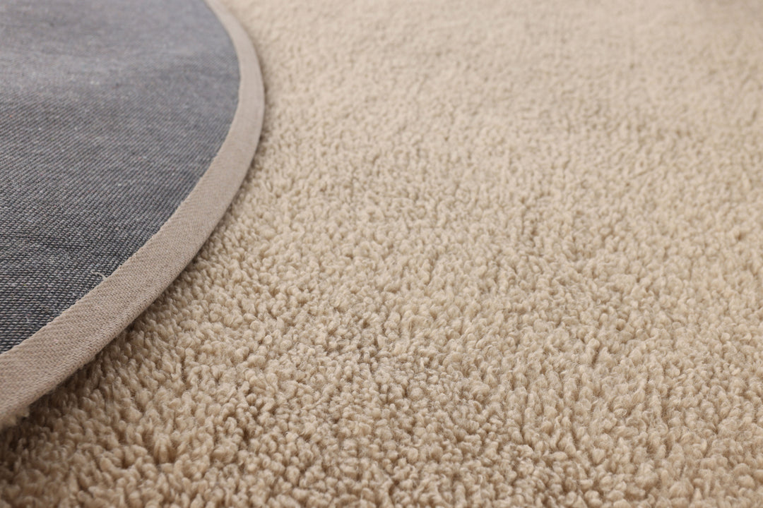 Teddy Rund Matta Beige