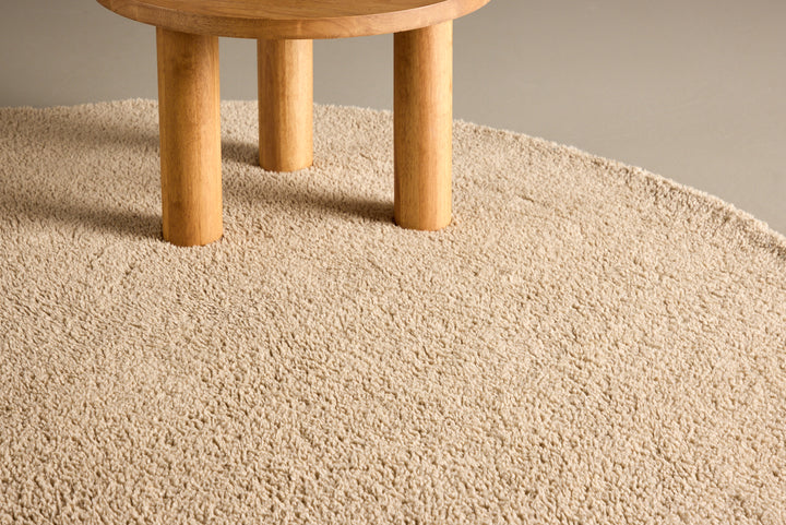 Teddy Rund Matta Beige