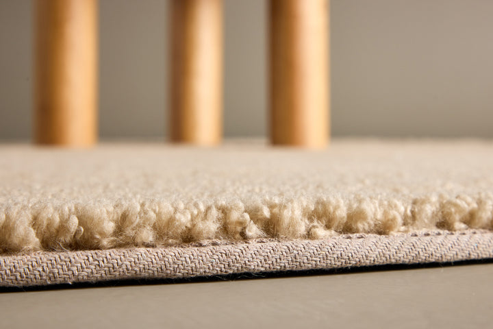 Teddy Rund Matta Beige