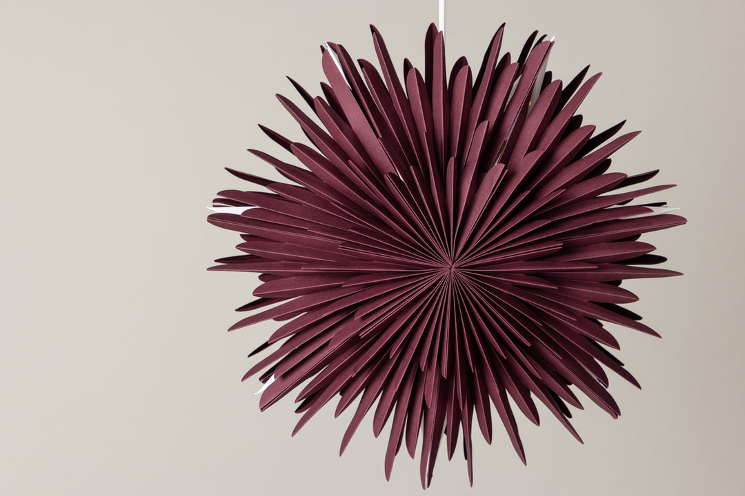 Sälen Adventsstjärna Mörkröd