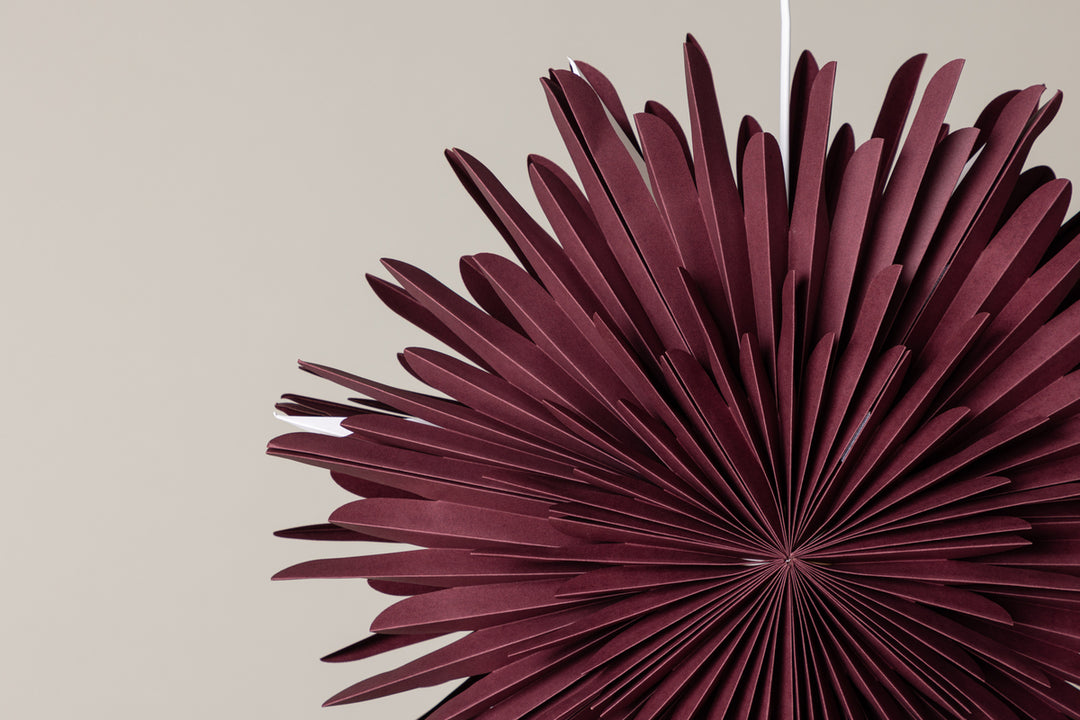 Sälen Adventsstjärna Mörkröd