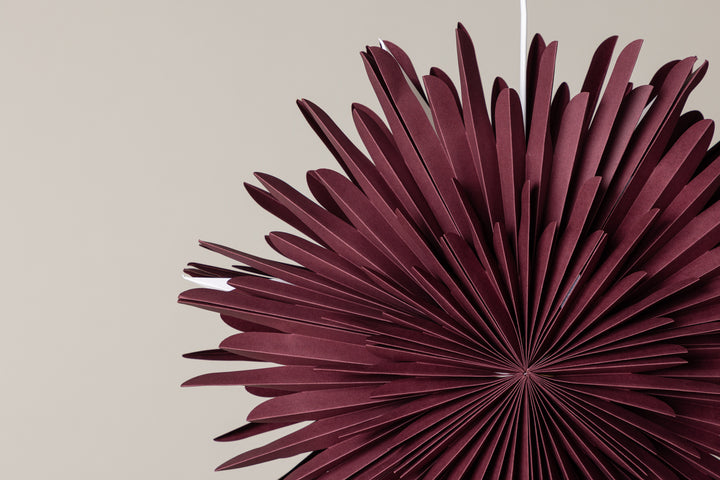 Sälen Adventsstjärna Mörkröd