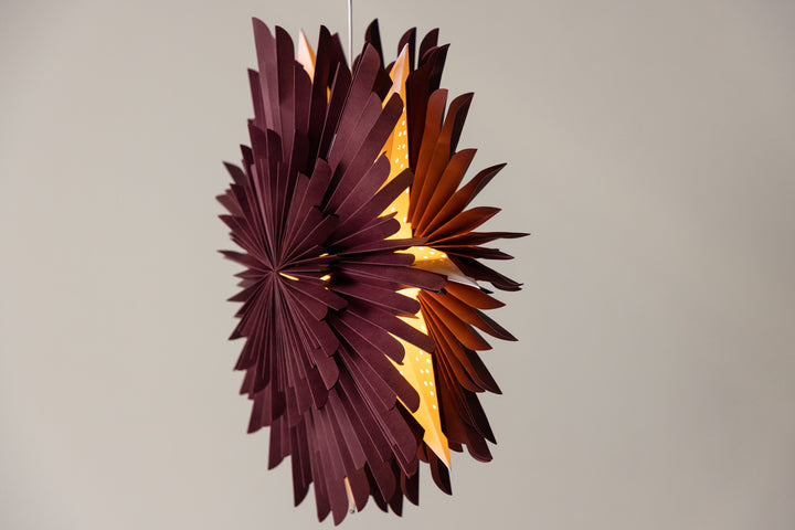 Sälen Adventsstjärna Mörkröd