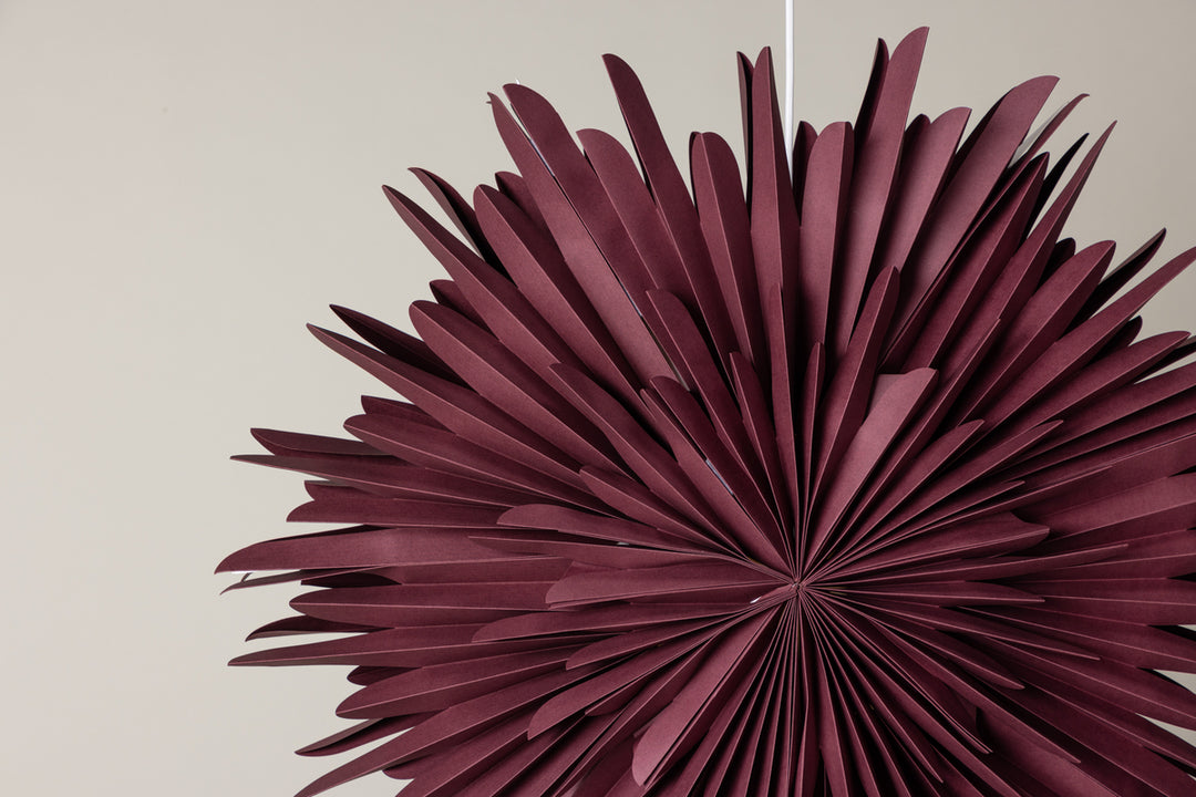 Sälen Adventsstjärna Mörkröd