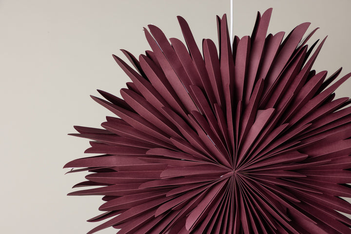 Sälen Adventsstjärna Mörkröd