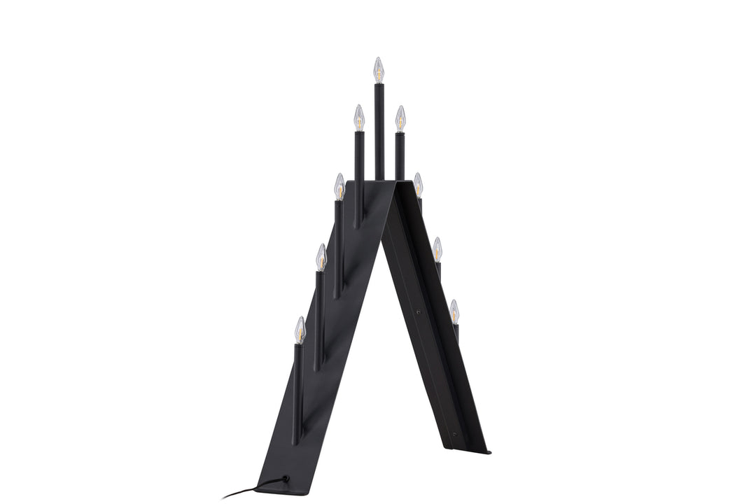 Åre Adventsljusstake Svart