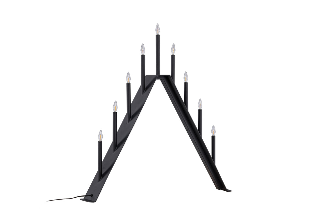 Åre Adventsljusstake Svart