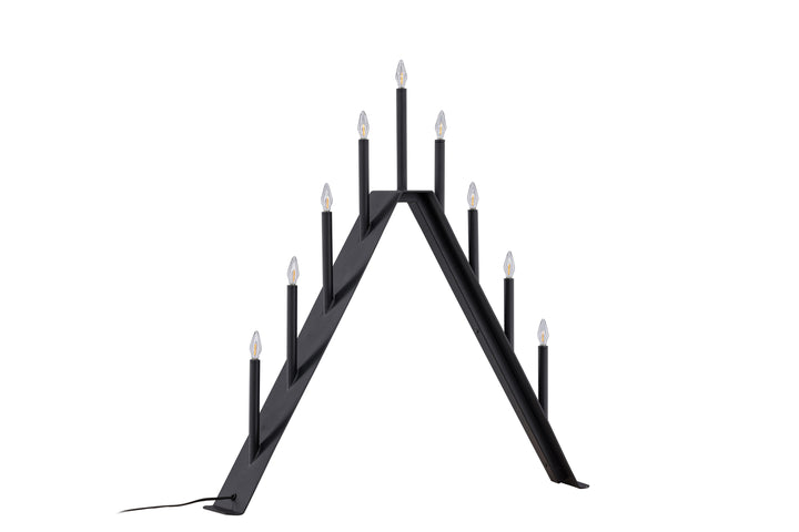 Åre Adventsljusstake Svart