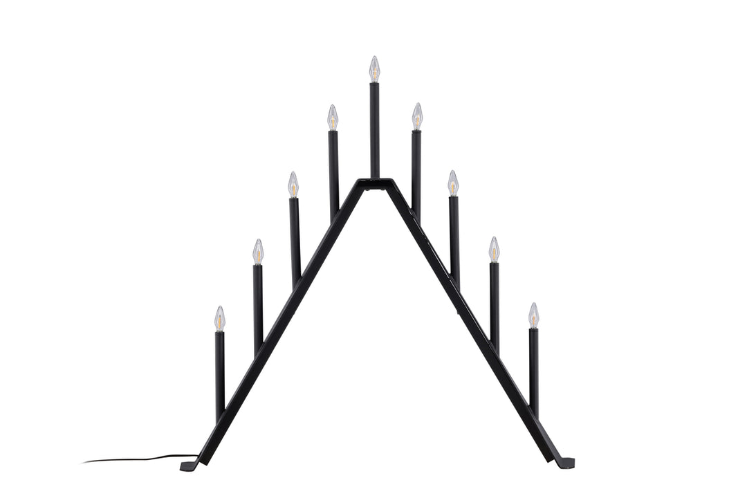 Åre Adventsljusstake Svart